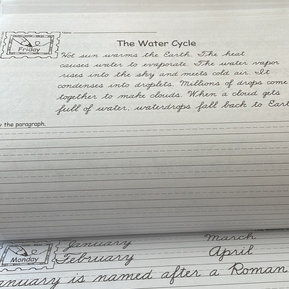 Daily Handwriting Practice Traditional Cursive - Picture 5 of 6